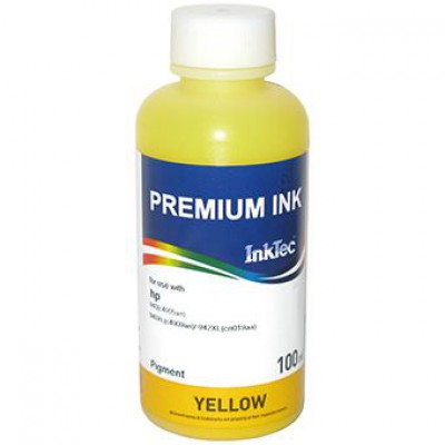 Чернила HP 940/942/932/933 (InkTec) (H8940-100MY), yellow, пигмент, 100мл.