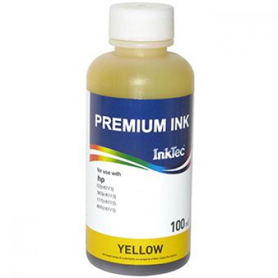 Чернила HP 177 (InkTec) (H3070-100MY), yellow, 100мл.