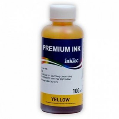Чернила HP 22/28/49/57 (InkTec) (H0006-100MY), yellow, 100мл.