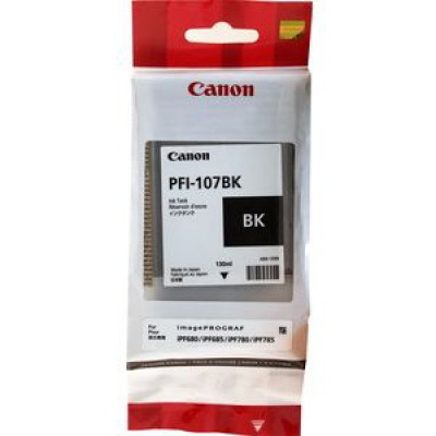 Картридж Canon PFI-107Bk - iPF680/685/780/785 черный (130 мл.)