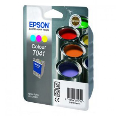 Картридж Epson T041 - St. C62/CX3200 цветной