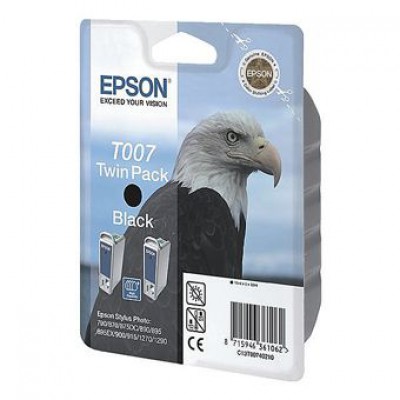 Картридж Epson T007х2 - St. Photo 870/1270 черный (2-я упаковка)