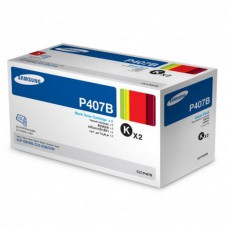 Картридж Samsung CLT- K407S (CLT-P407B) - CLP-320/325/CLX-3185 черный (2х1500к) двойная упаковка